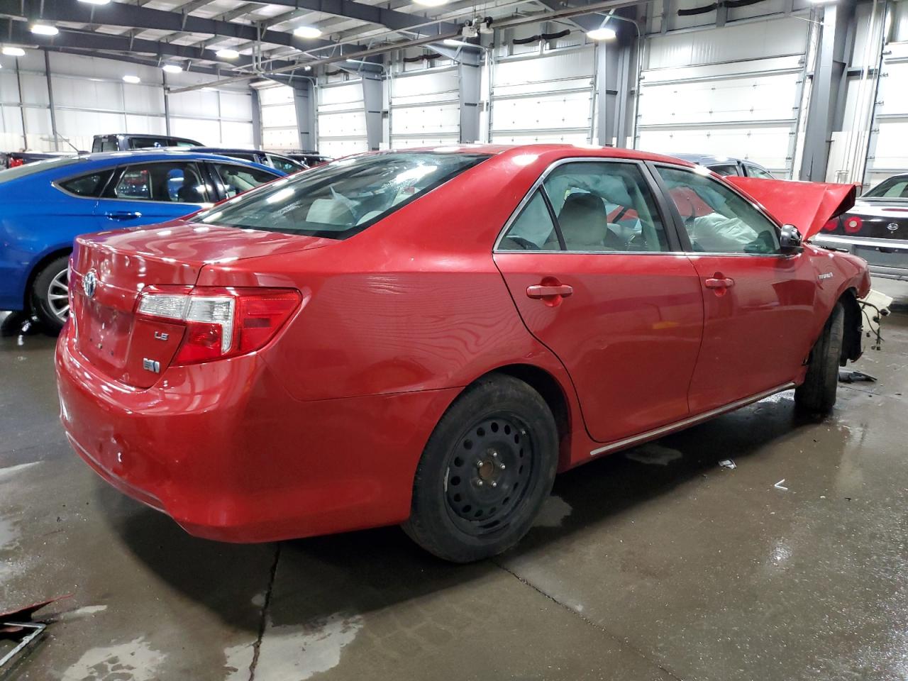 2012 Toyota Camry VIN 4T1BD1FK3CU049018 Copart auction photo, front end / side damage thumbnail 3