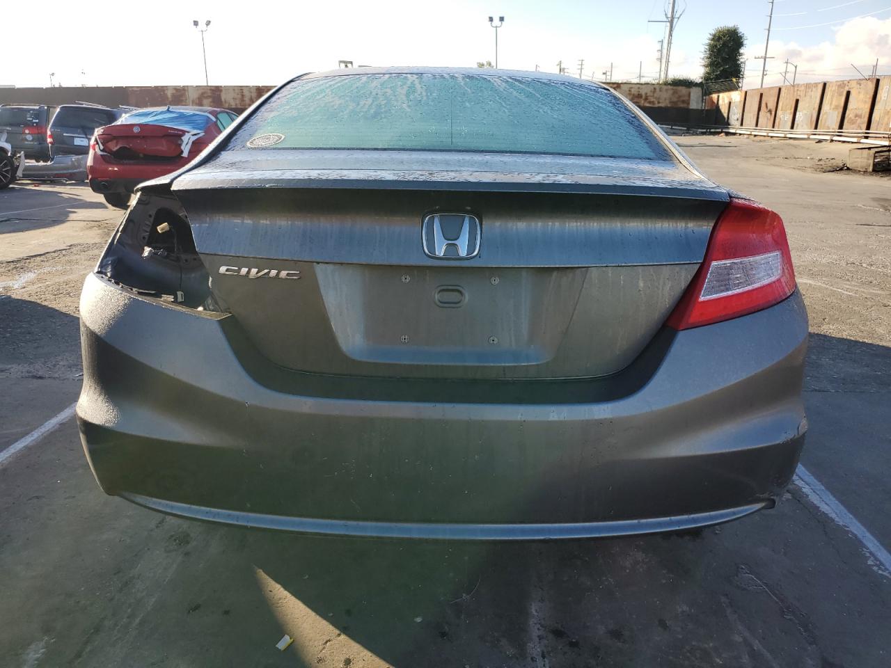 2012 Honda Civic VIN 2HGFG3B54CH554191 Copart auction photo, front end damage thumbnail 6