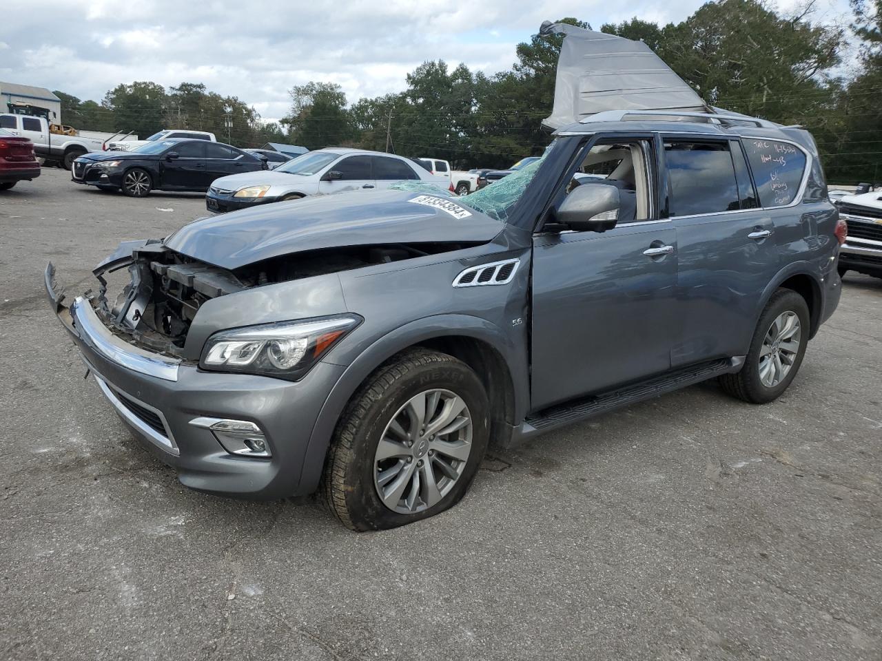2017 Infiniti QX80 VIN JN8AZ2NFXH9643700
