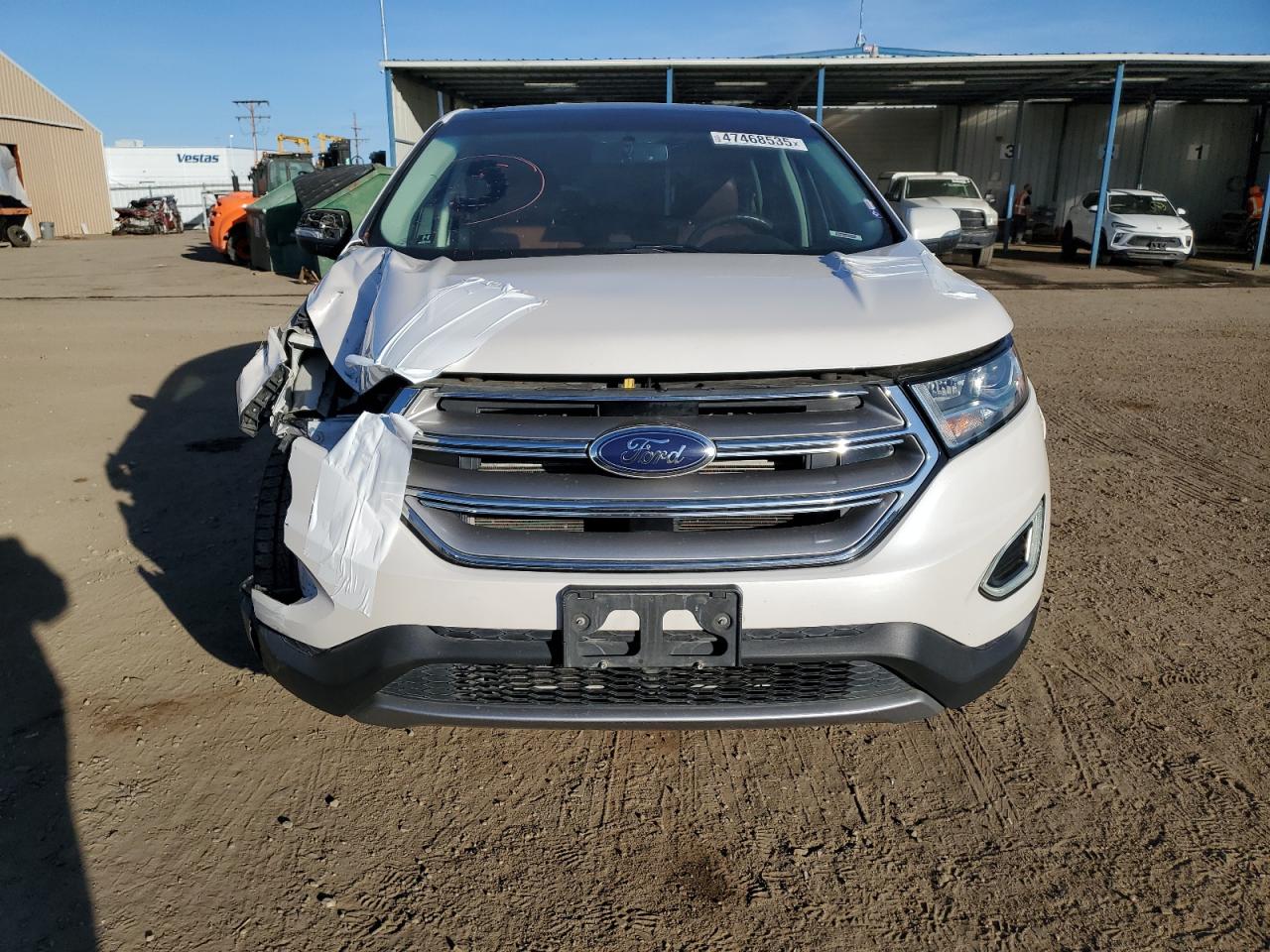 2017 Ford Edge VIN 2FMPK4K81HBC43874 Copart auction photo, front end damage thumbnail 5