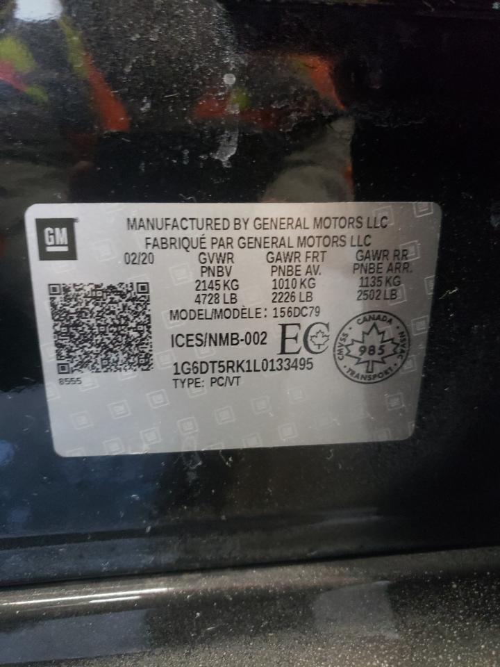 2020 Cadillac CT5 VIN 1G6DT5RK1L0133495 Copart auction photo, front end damage thumbnail 15