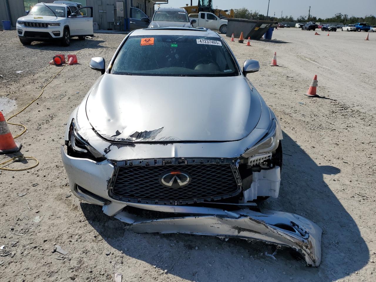 2019 Infiniti Q60 VIN JN1EV7EK6KM230909 Copart auction photo, rollover damage thumbnail 5