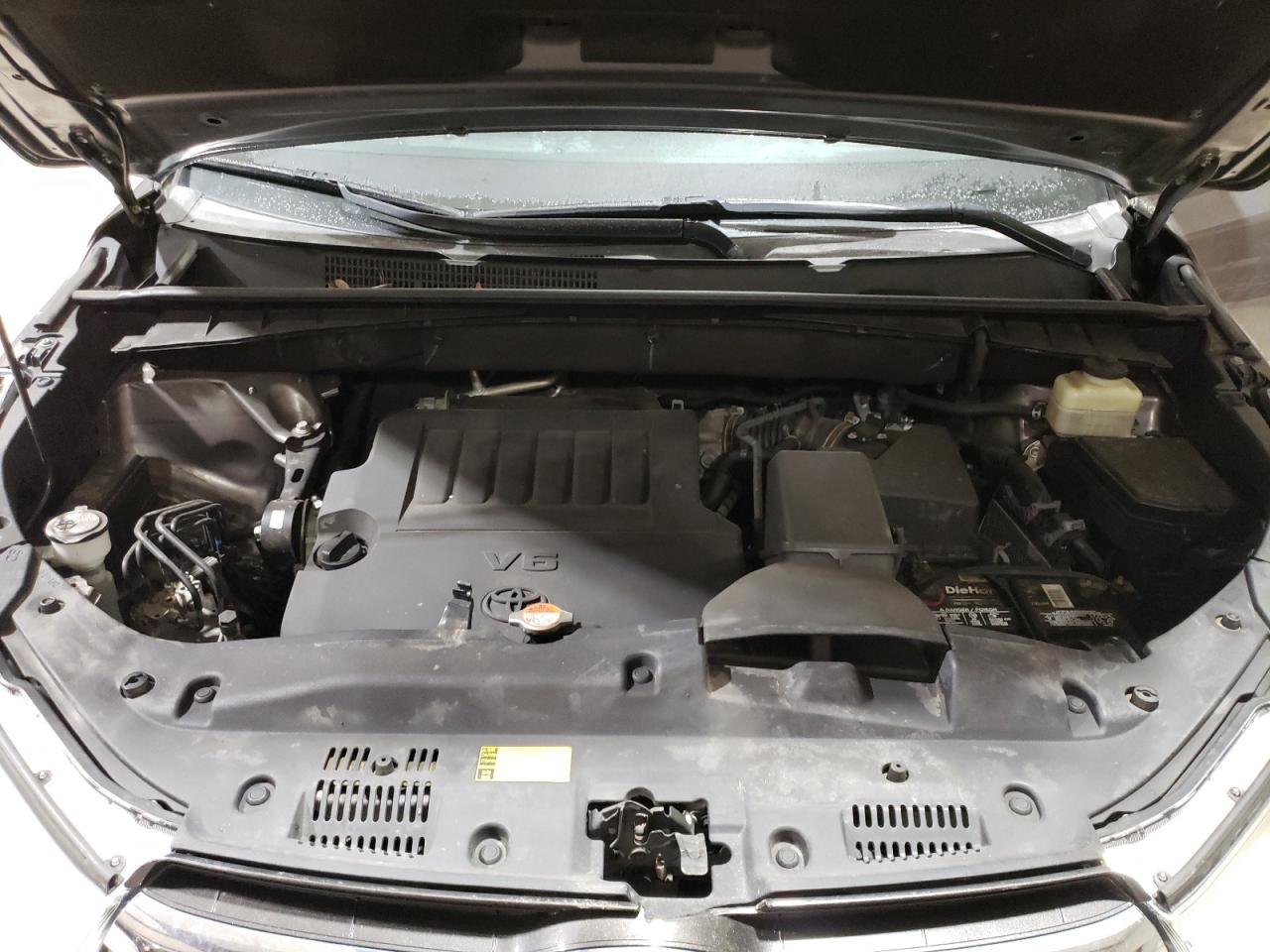 2016 Toyota Highlander VIN 5TDJKRFH9GS326810 Copart auction photo, rear end damage thumbnail 13