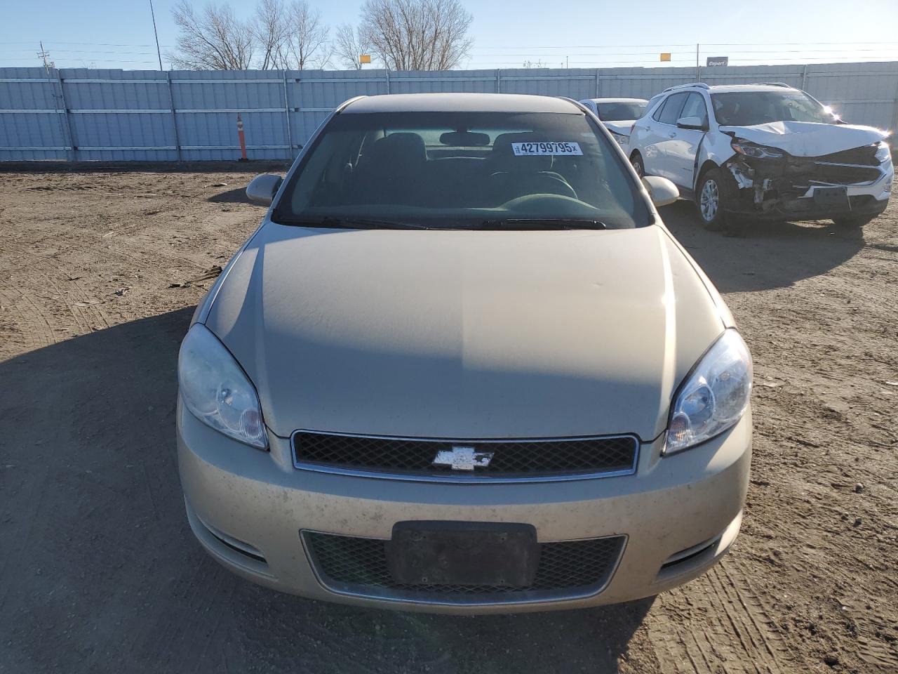 2012 Chevrolet Impala VIN 2G1WG5E31C1282687 Copart auction photo, rear end / side damage thumbnail 5