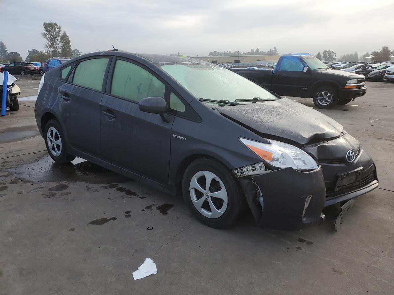2015 Toyota Prius VIN JTDKN3DU5F1993491 Copart auction photo, front end / side damage thumbnail 4
