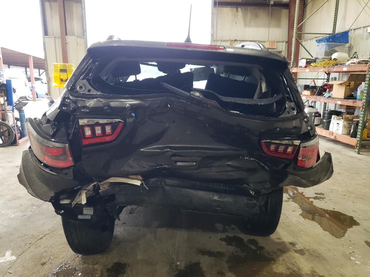2019 Jeep Compass VIN 3C4NJCCB6KT802138 Copart auction photo, rear end / side damage thumbnail 6