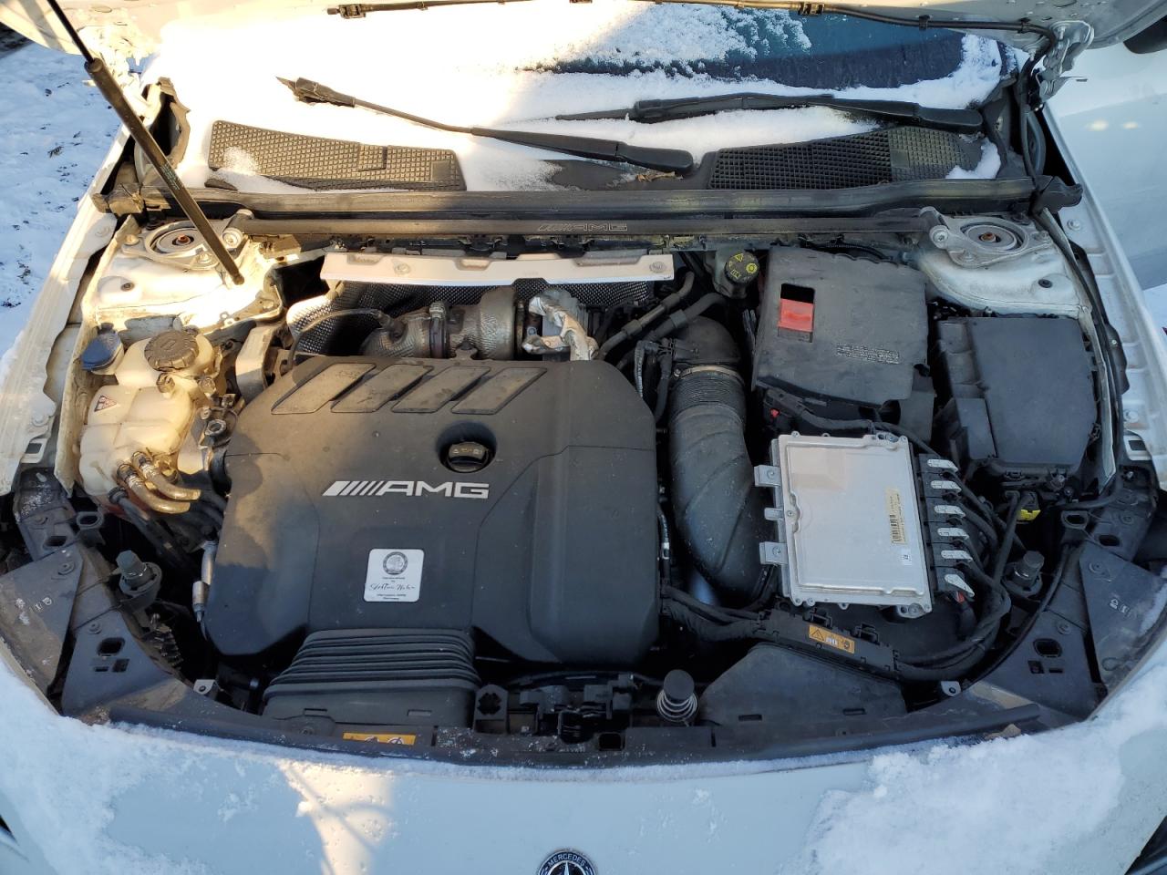 2020 Mercedes-Benz CLA-klasse VIN W1K5J5DB2LN084217 Copart auction photo, front end / side damage thumbnail 11