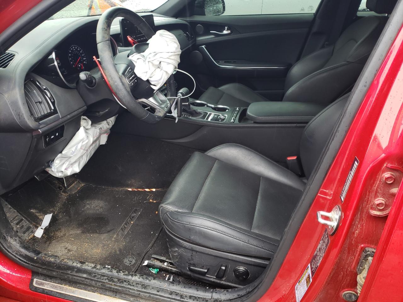 2023 KIA Stinger VIN KNAE35LD1P6130253 Copart auction photo, front end damage thumbnail 7