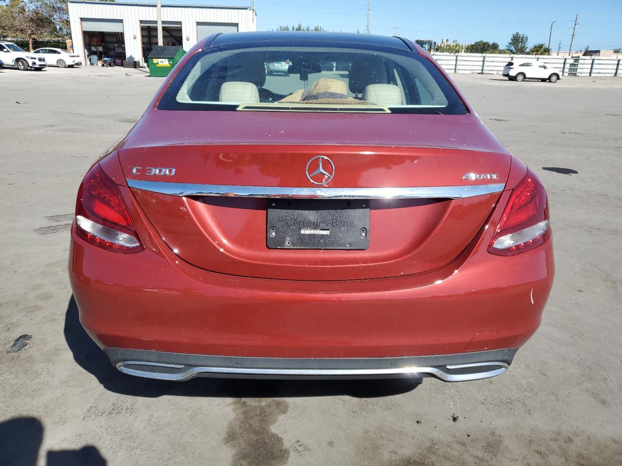 2016 Mercedes-Benz C-klasse VIN 55SWF4KB6GU157685 Copart auction photo, all over damage thumbnail 6