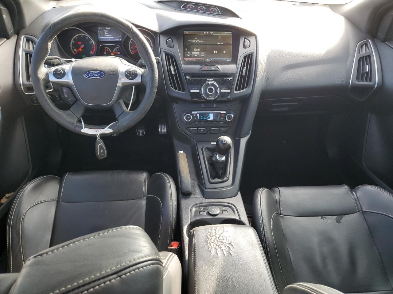 2014 Ford Focus VIN 1FADP3L9XEL339269 Copart auction photo, front end / side damage thumbnail 8