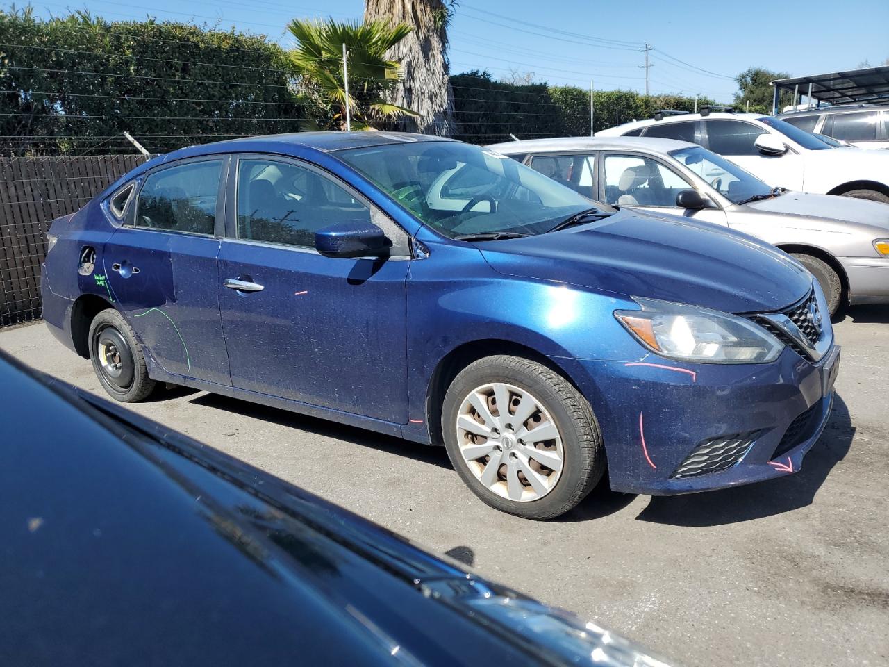 2016 Nissan Sentra VIN 3N1AB7AP7GY219818 Copart auction photo, rear end / side damage thumbnail 4