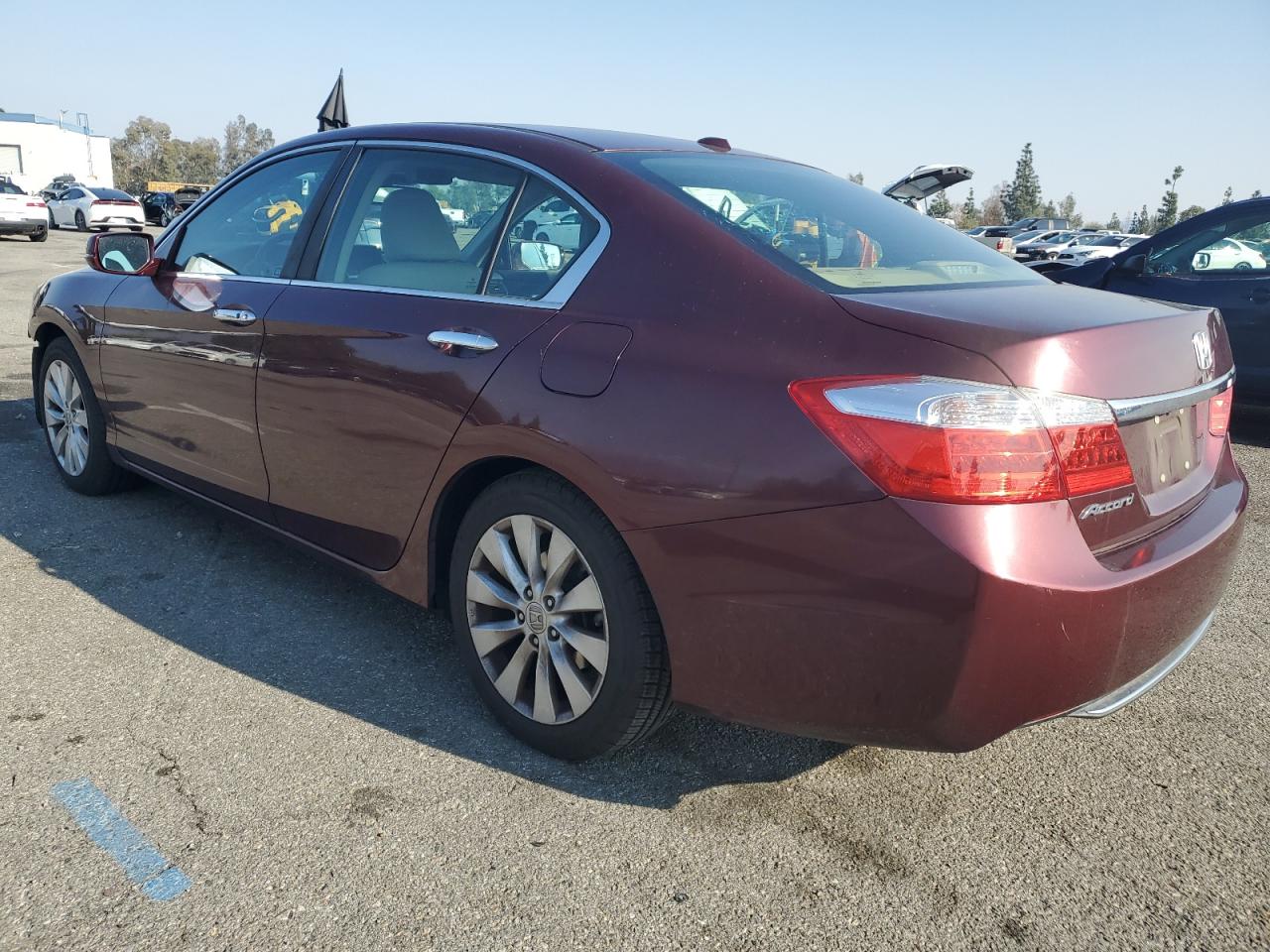 2014 Honda Accord VIN 1HGCR2F8XEA132746 Copart auction photo, front end damage thumbnail 2