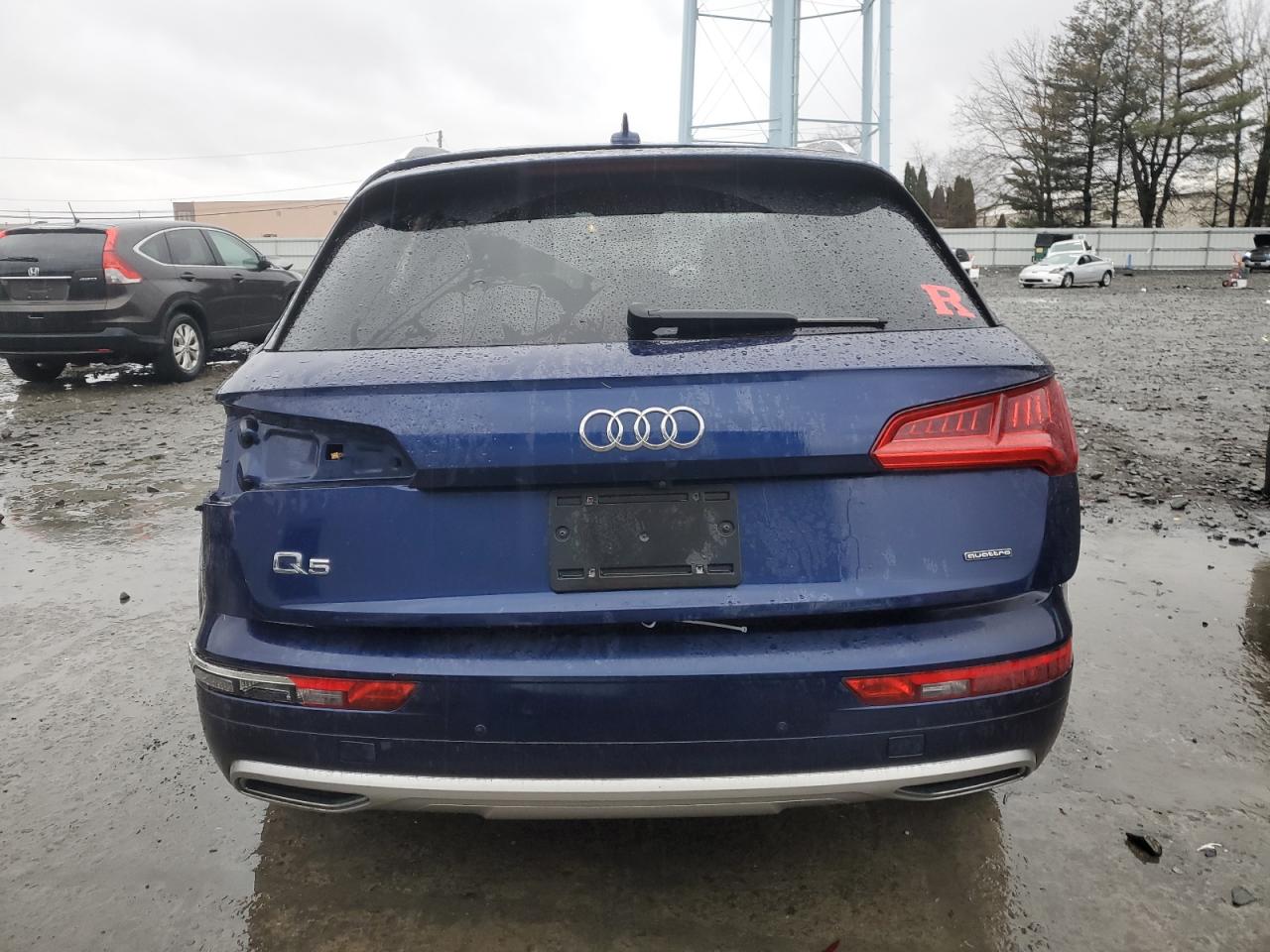 2020 Audi Q5 VIN WA1ANAFYXL2087174 Copart auction photo, rear end / side damage thumbnail 6