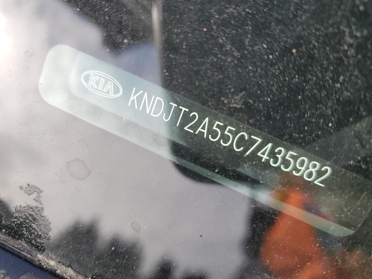 2012 KIA Soul VIN KNDJT2A55C7435982 Copart auction photo, side / rear end damage thumbnail 14