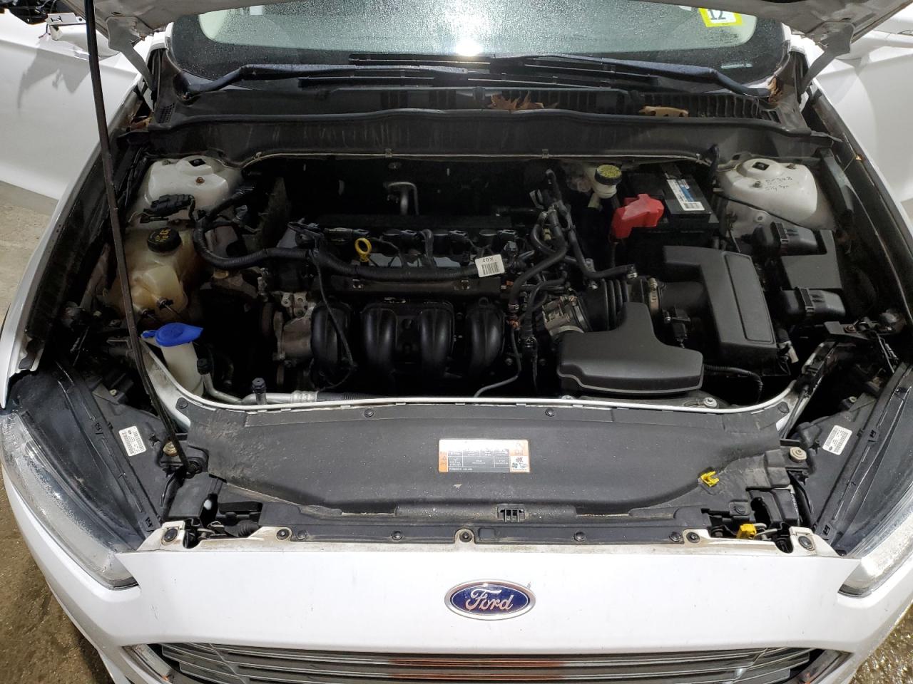 2014 Ford Fusion VIN 3FA6P0H78ER347838 Copart auction photo, rear end / side damage thumbnail 12