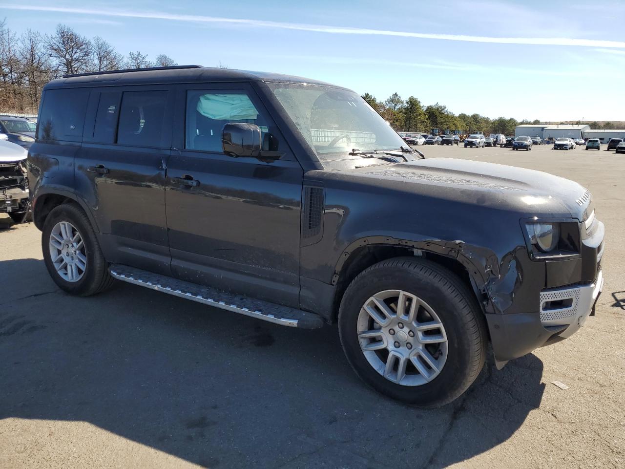 2024 Land Rover Defender VIN SALEJ7EX2R2307195 Copart auction photo, side / rear end damage thumbnail 4