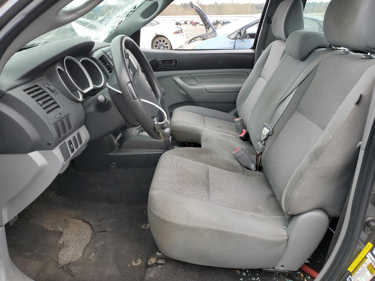 2014 Toyota Tacoma VIN 5TFNX4CN7EX042017 Copart auction photo, front end / top/roof damage thumbnail 7