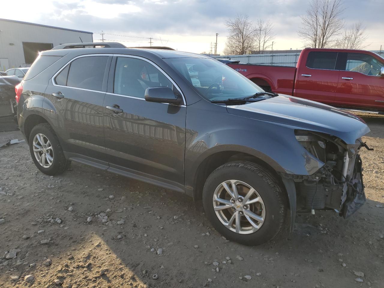 2017 Chevrolet Equinox VIN 2GNFLFE37H6212069 Copart auction photo, front end / side damage thumbnail 4