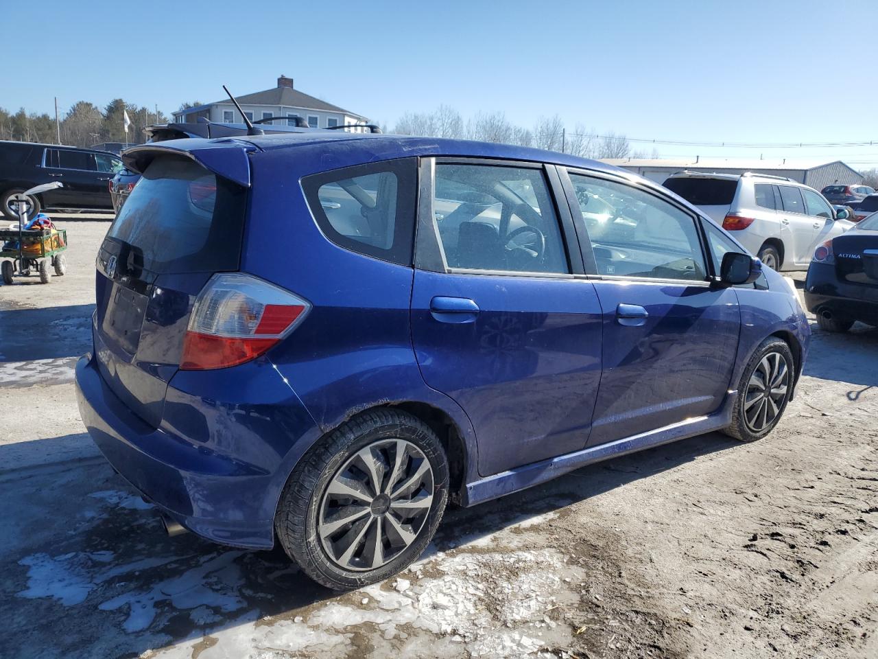 2009 Honda Fit VIN JHMGE88489S053910 Copart auction photo, minor dent/scratches damage thumbnail 3