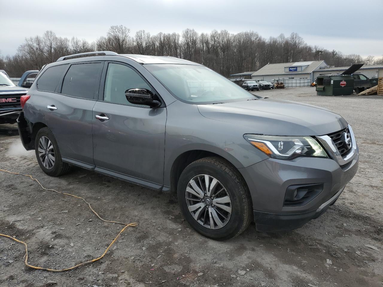 2018 Nissan Pathfinder VIN 5N1DR2MM7JC639407 Copart auction photo, rear end / side damage thumbnail 4