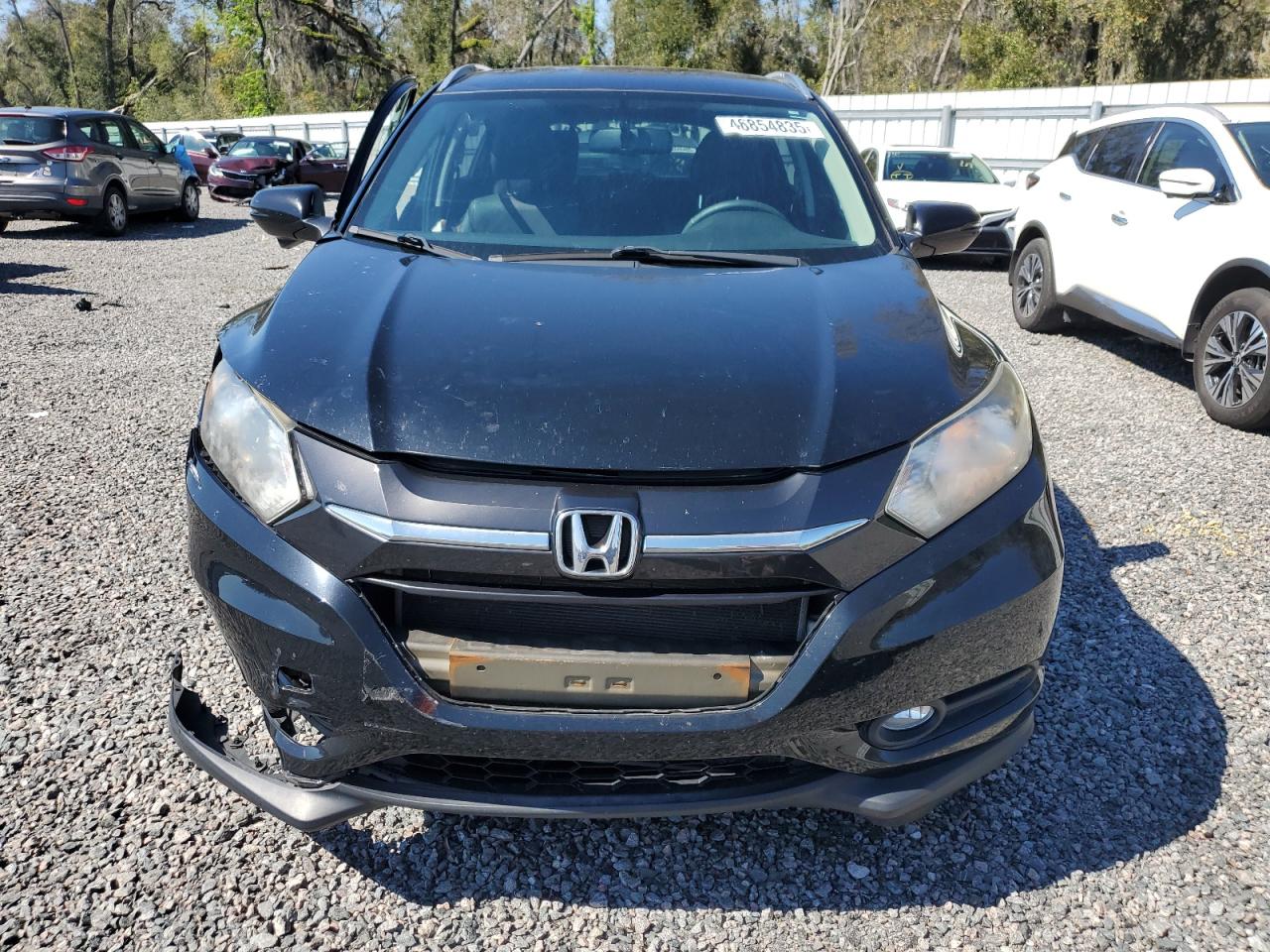 2016 Honda HR-V VIN 3CZRU6H7XGM714963 Copart auction photo, front end / side damage thumbnail 5