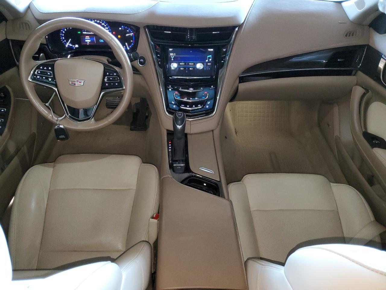 2016 Cadillac CTS VIN 1G6AX5SX9G0109190 Copart auction photo, side damage thumbnail 8