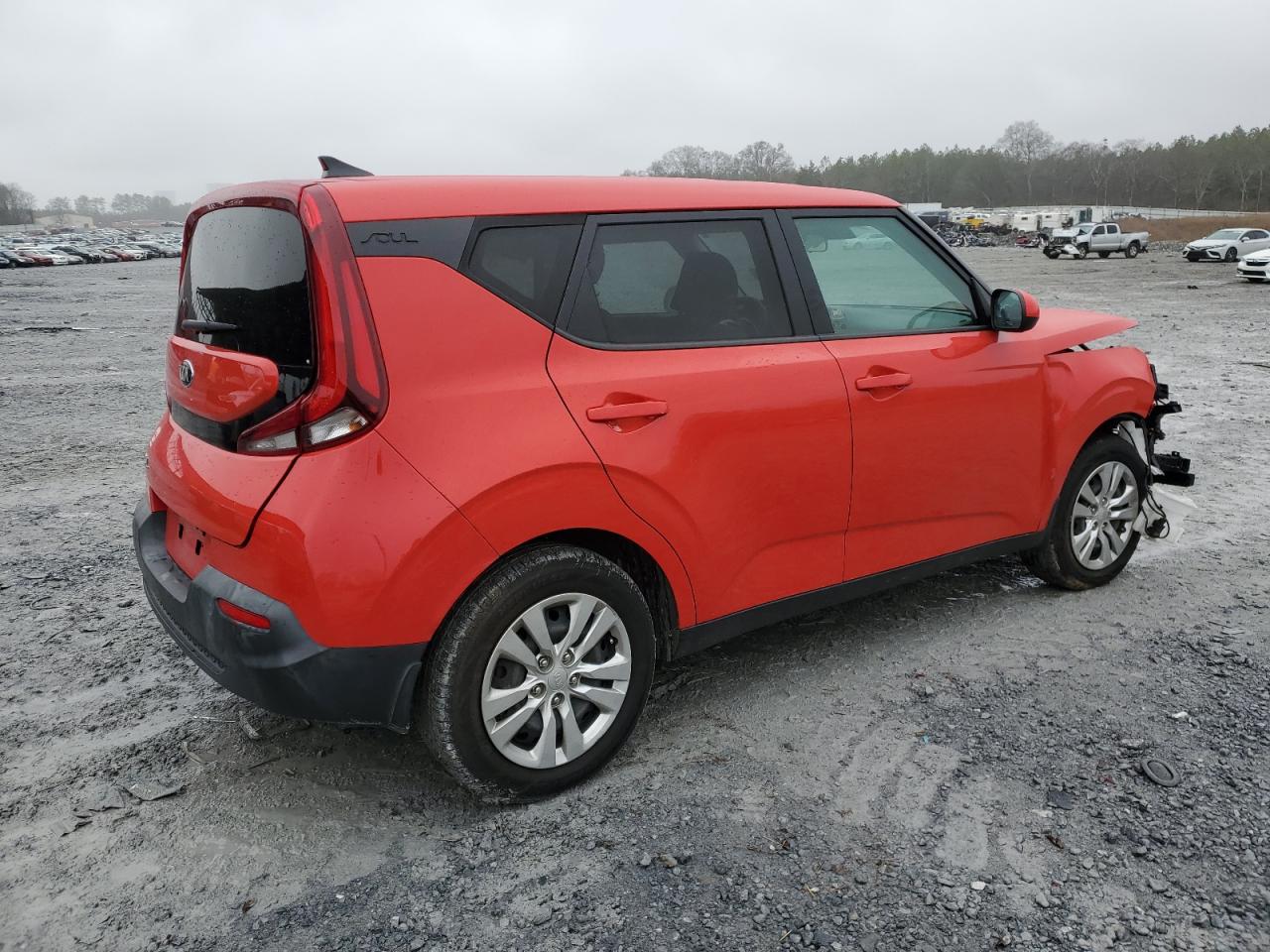 2021 KIA Soul VIN KNDJ23AU2M7770330 Copart auction photo, front end damage thumbnail 3