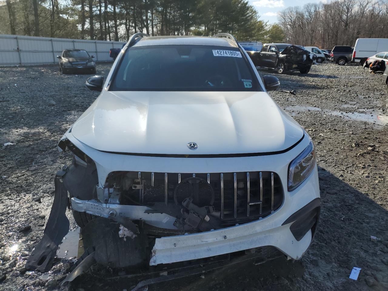 2021 Mercedes-Benz GLB VIN W1N4M5BB6MW086010 Copart auction photo, front end damage thumbnail 5