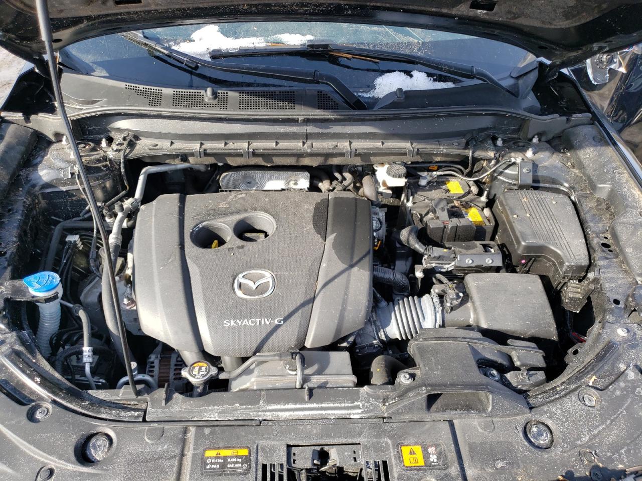 2021 Mazda CX-5 VIN JM3KFBBM4M0404046 Copart auction photo, rollover damage thumbnail 12