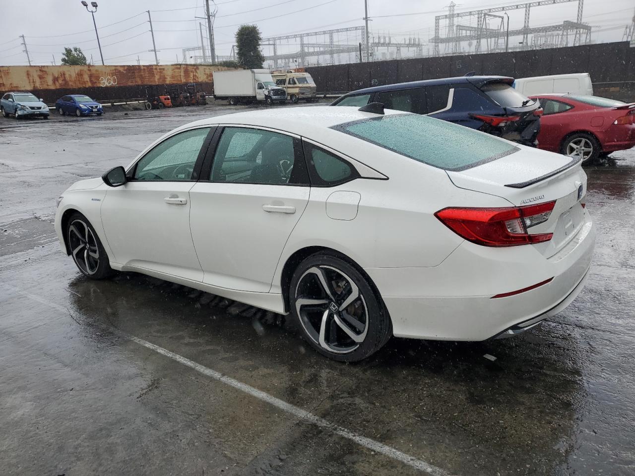 2022 Honda Accord VIN 1HGCV3F20NA047637 Copart auction photo, side damage thumbnail 2