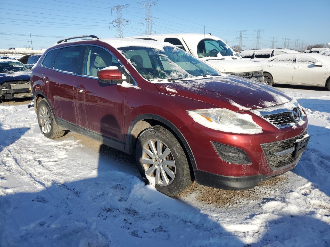 2010 Mazda CX-9 VIN JM3TB3MAXA0201148 Copart auction photo, rear end damage thumbnail 4