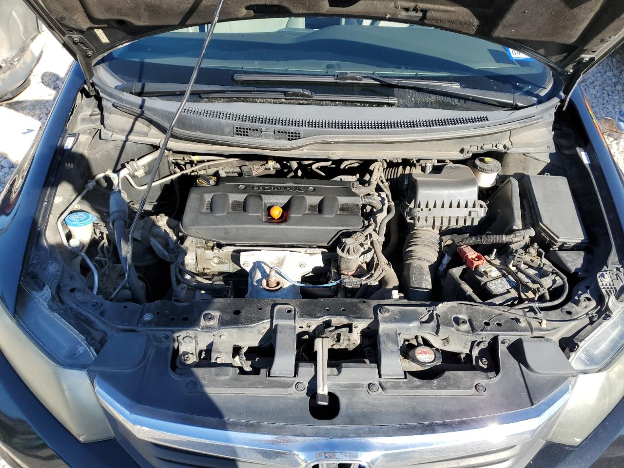 2012 Honda Civic VIN 19XFB2F86CE387923 Copart auction photo, rear end damage thumbnail 11