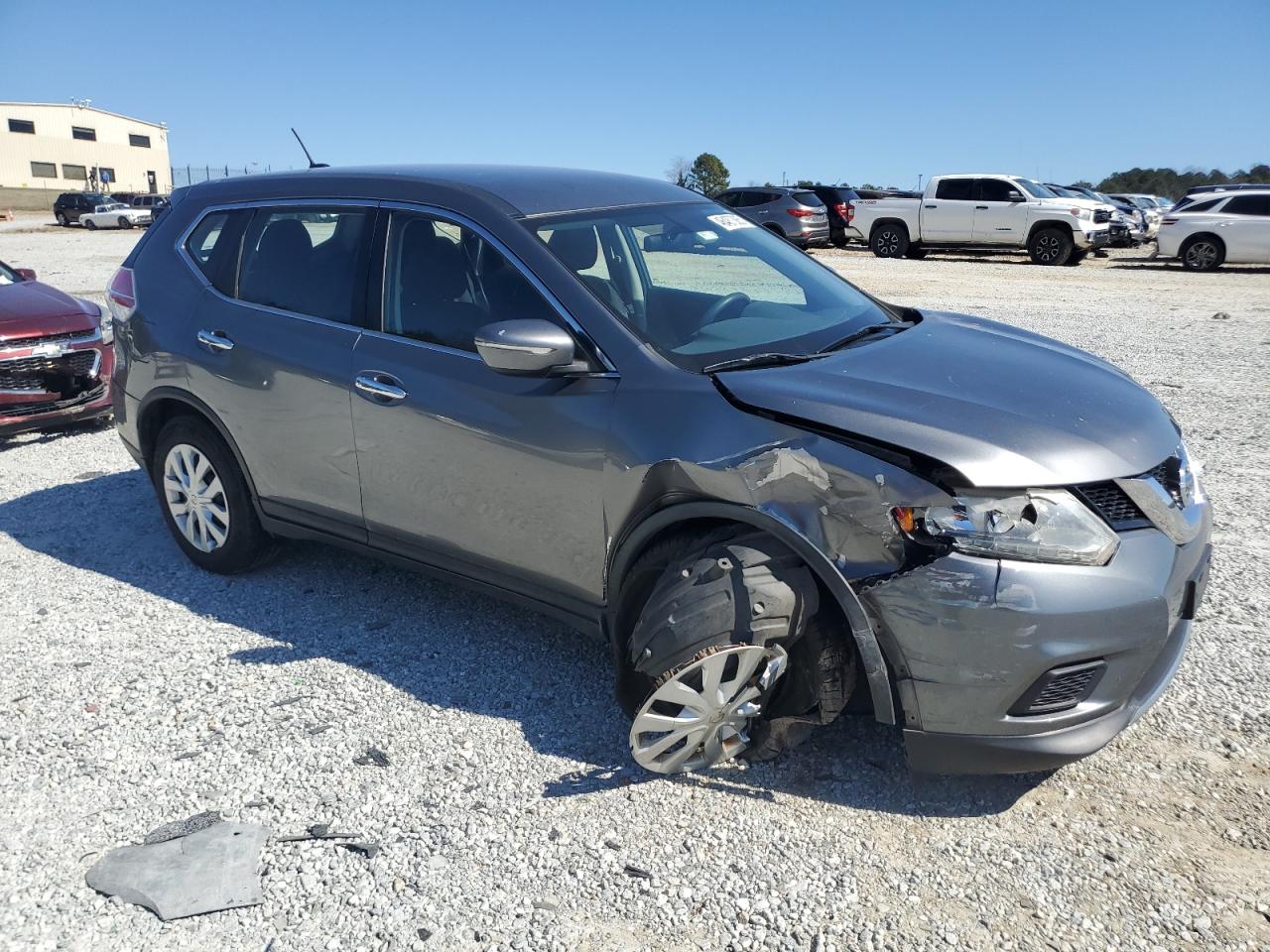 2015 Nissan Rogue VIN KNMAT2MT5FP533506 Copart auction photo, front end damage thumbnail 4