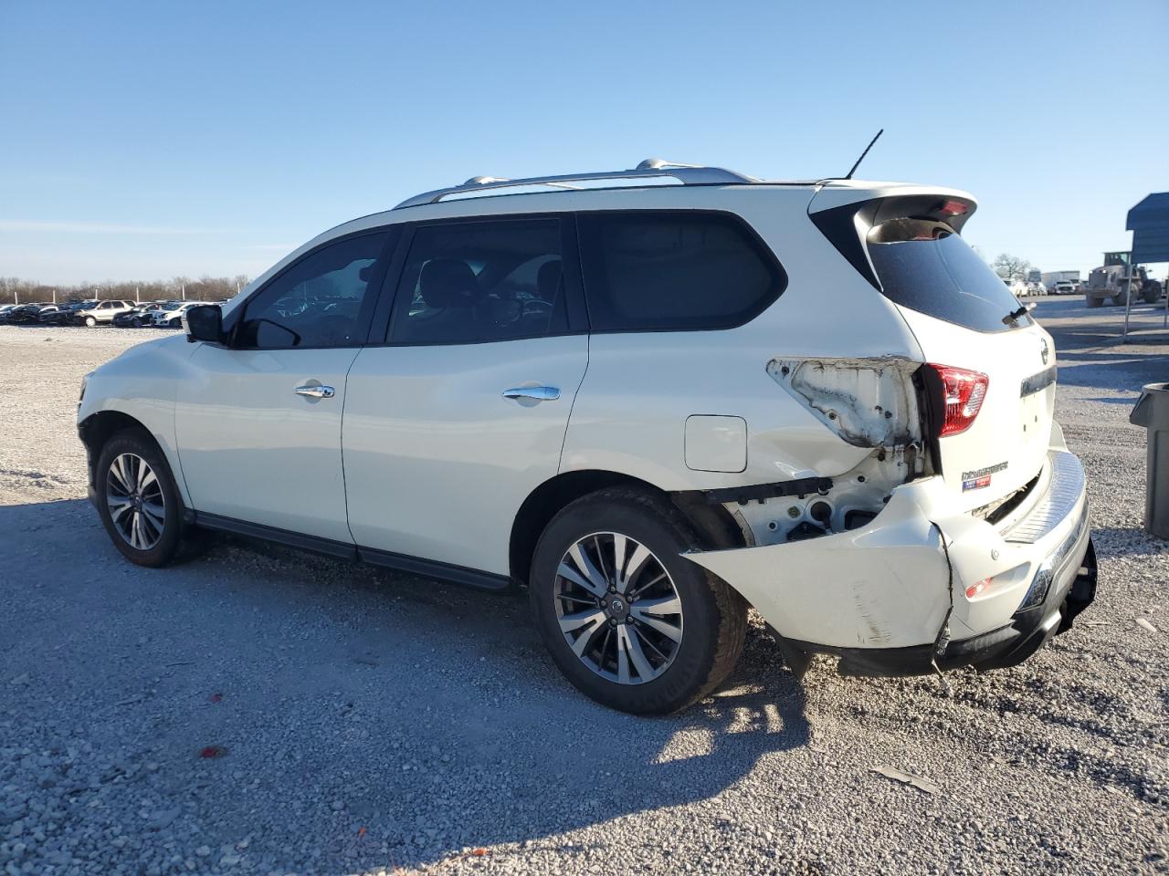 2017 Nissan Pathfinder VIN 5N1DR2MM9HC650435 Copart auction photo, rear end / front end damage thumbnail 2