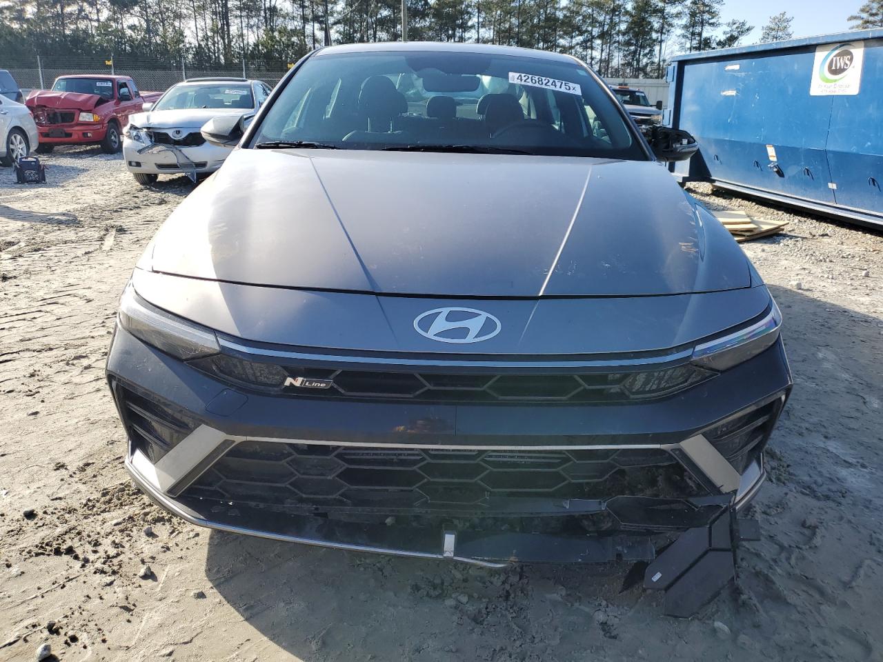 2024 Hyundai Elantra VIN KMHLR4DF8RU729468 Copart auction photo, rear end / front end damage thumbnail 5