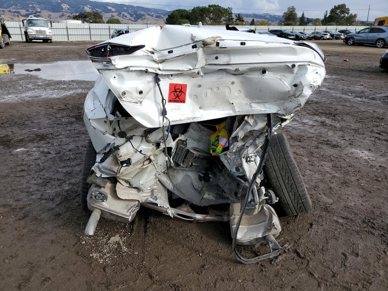 2017 Honda Civic VIN 2HGFC1F30HH658161 Copart auction photo, all over damage thumbnail 6