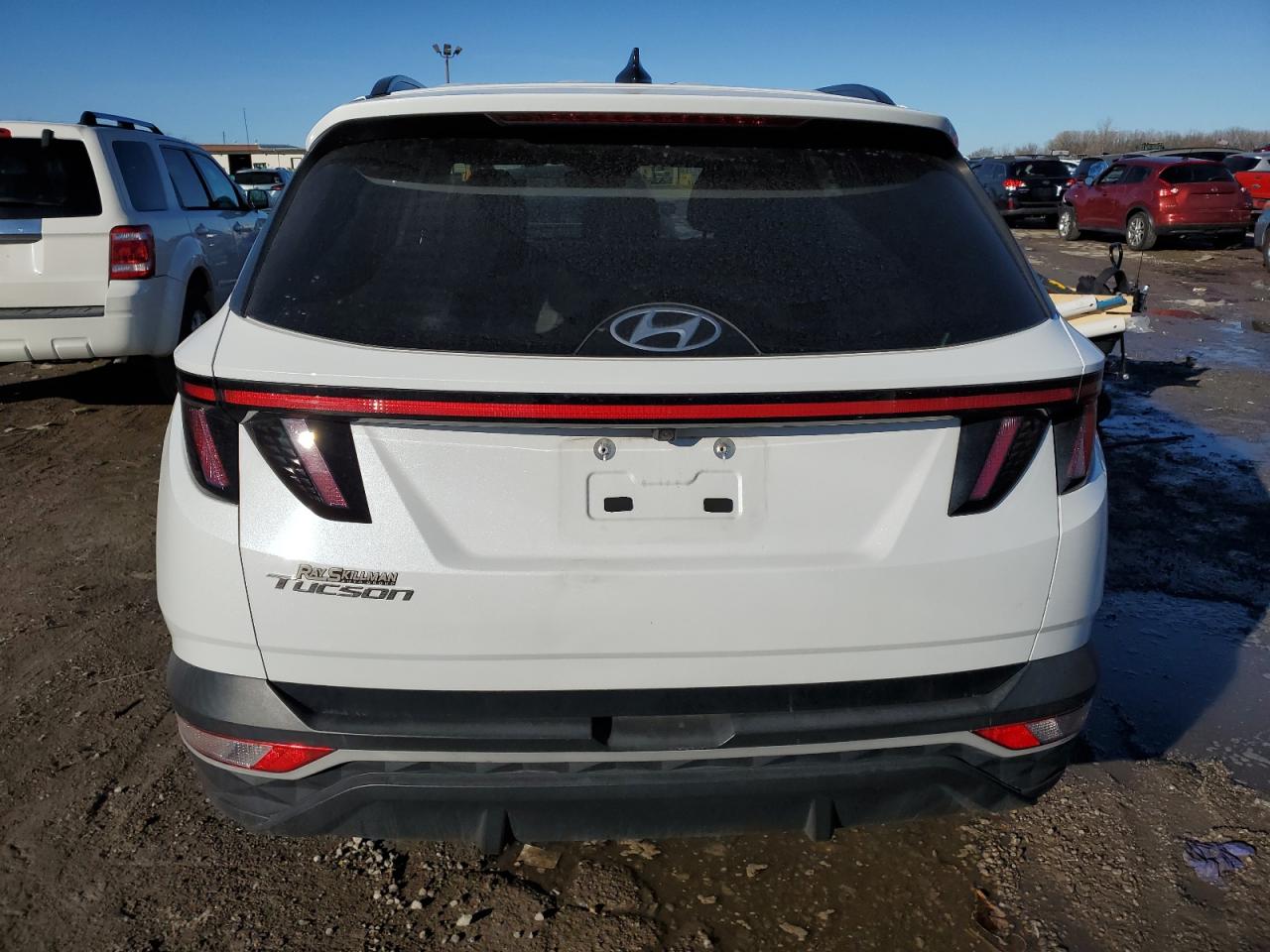 2022 Hyundai Tucson VIN 5NMJF3AE8NH038193 Copart auction photo, front end / minor dent/scratches damage thumbnail 6