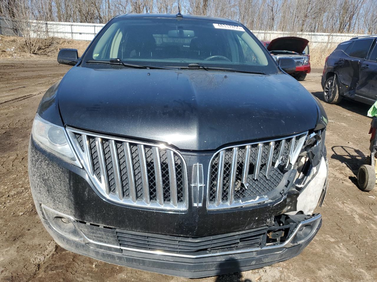 2014 Lincoln MKX VIN 2LMDJ8JK8EBL03904 Copart auction photo, front end / undercarriage damage thumbnail 5