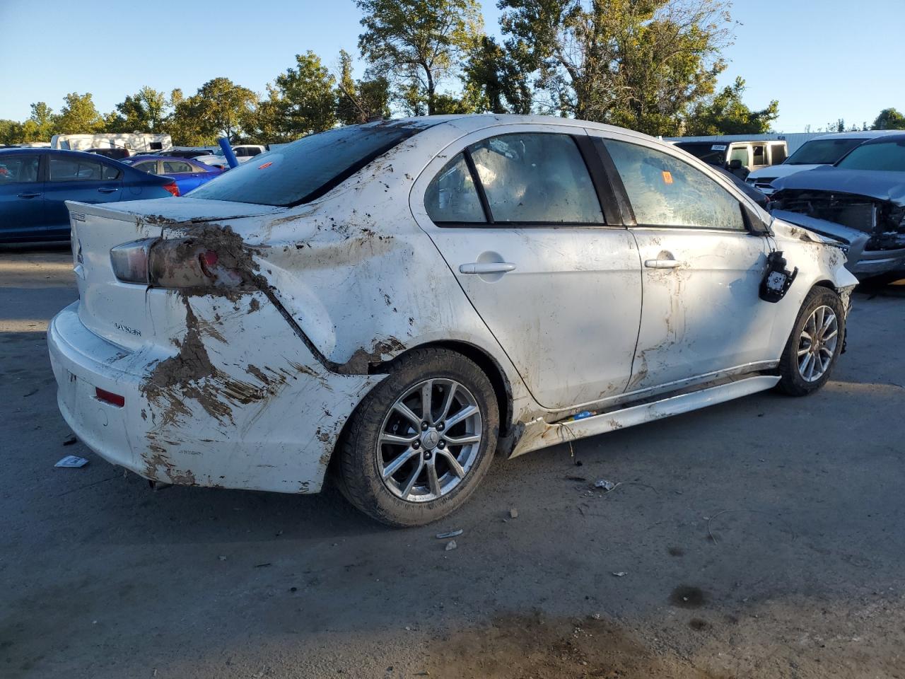 2016 Mitsubishi Lancer VIN JA32U2FU2GU006404 Copart auction photo, rollover damage thumbnail 3