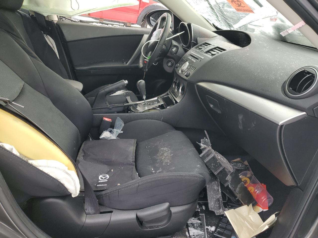 2010 Mazda 3 VIN JM1BL1H5XA1294511 Copart auction photo, side / undercarriage damage thumbnail 7