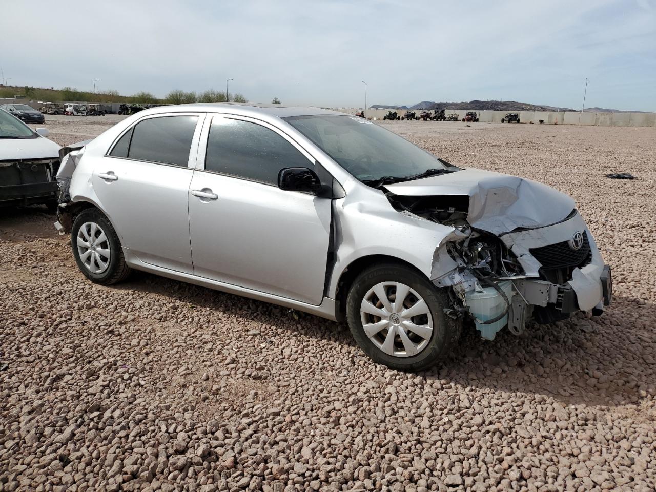 2010 Toyota Corolla VIN 1NXBU4EE0AZ321549 Copart auction photo, rear end / front end damage thumbnail 4