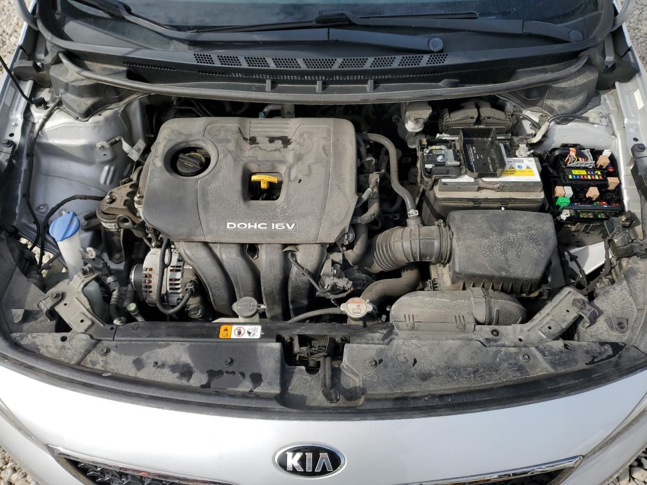 2018 KIA Forte VIN 3KPFL4A77JE226243 Copart auction photo, all over damage thumbnail 11