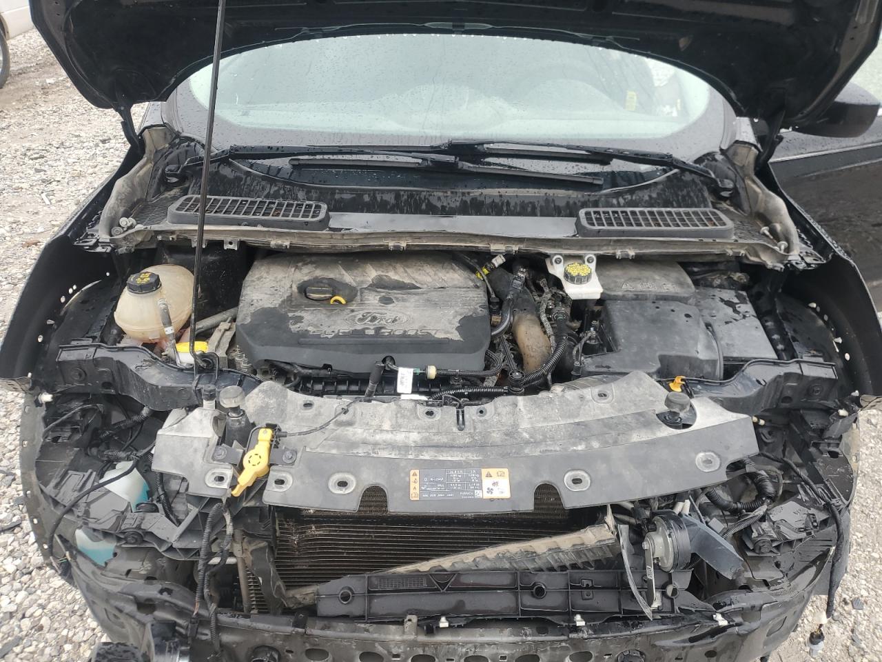 2017 Ford Escape VIN 1FMCU9GD0HUD83517 Copart auction photo, front end damage thumbnail 12