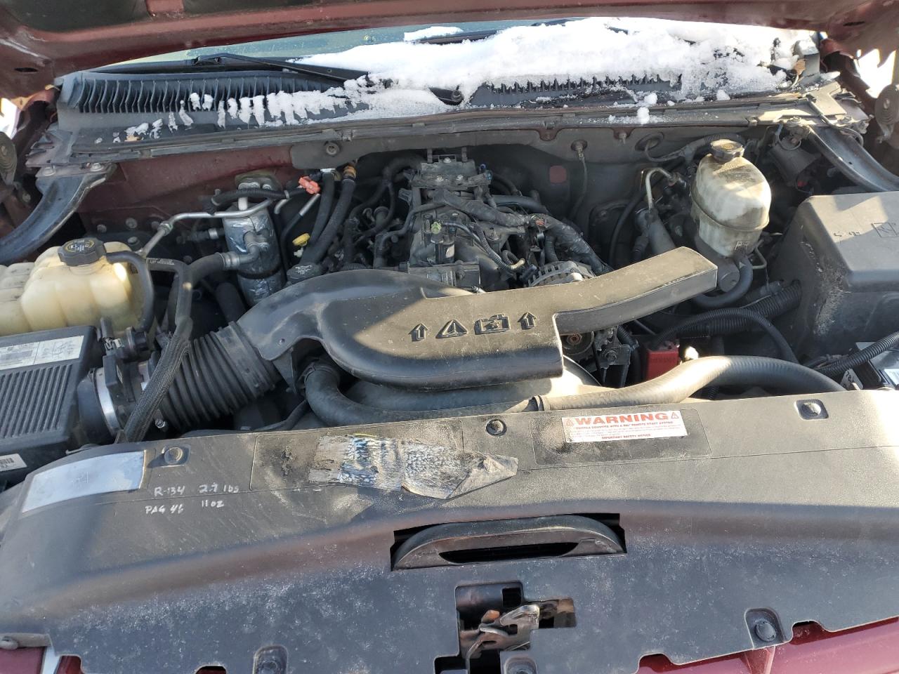 2003 Cadillac Escalade VIN 1GYEK63N83R134470 Copart auction photo, front end damage thumbnail 11