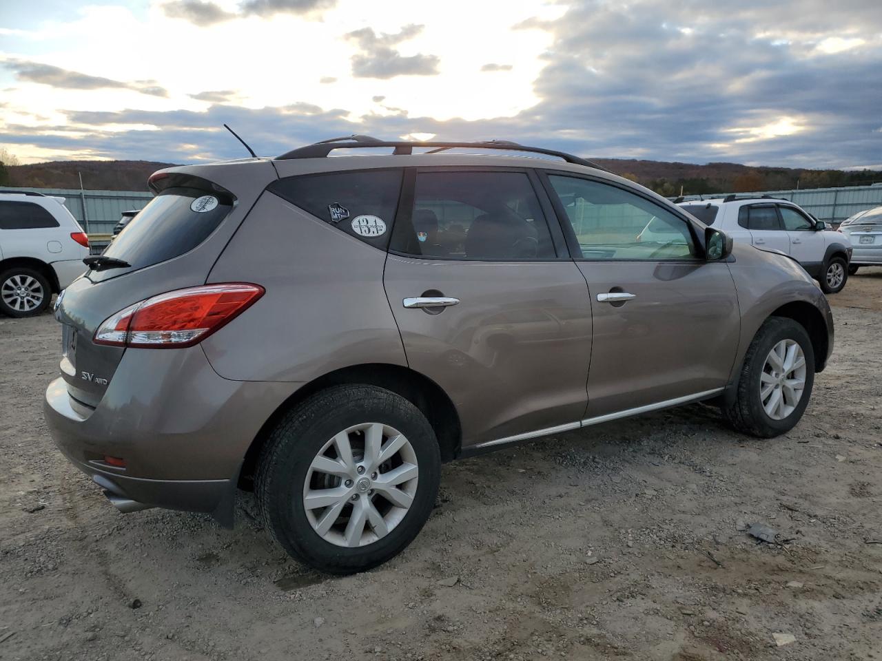 2012 Nissan Murano VIN JN8AZ1MW2CW214864 Copart auction photo, mechanical damage thumbnail 3