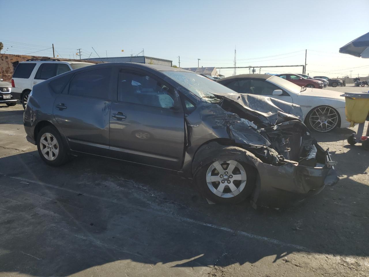2008 Toyota Prius VIN JTDKB20U283348099 Copart auction photo, front end / all over damage thumbnail 4