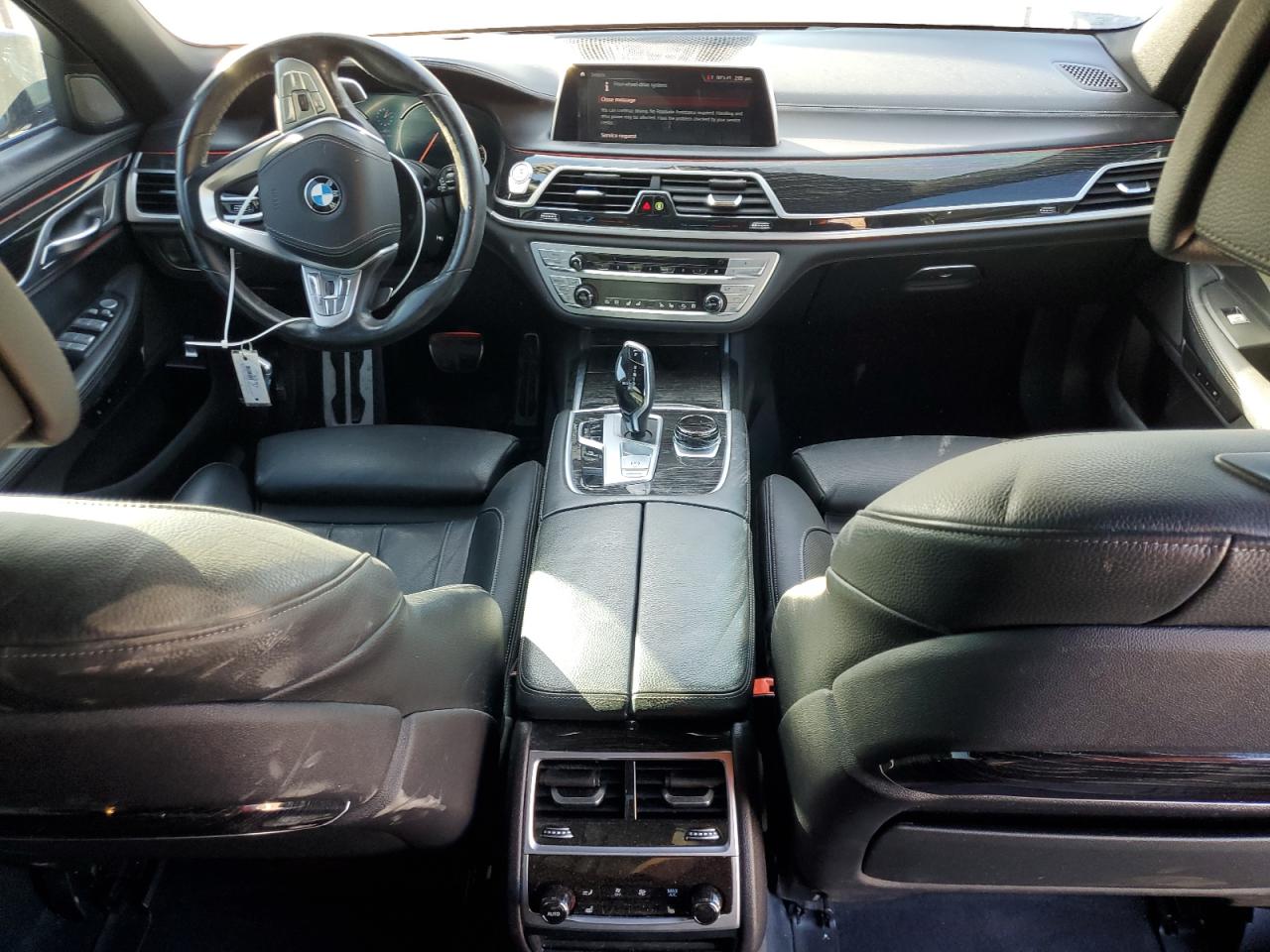 2019 BMW 7er VIN WBA7E4C56KGV70297 Copart auction photo, front end / side damage thumbnail 8