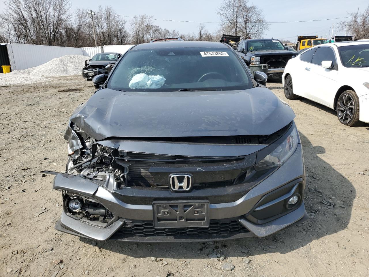 2020 Honda Civic VIN SHHFK7H4XLU417697 Copart auction photo, front end / minor dent/scratches damage thumbnail 5