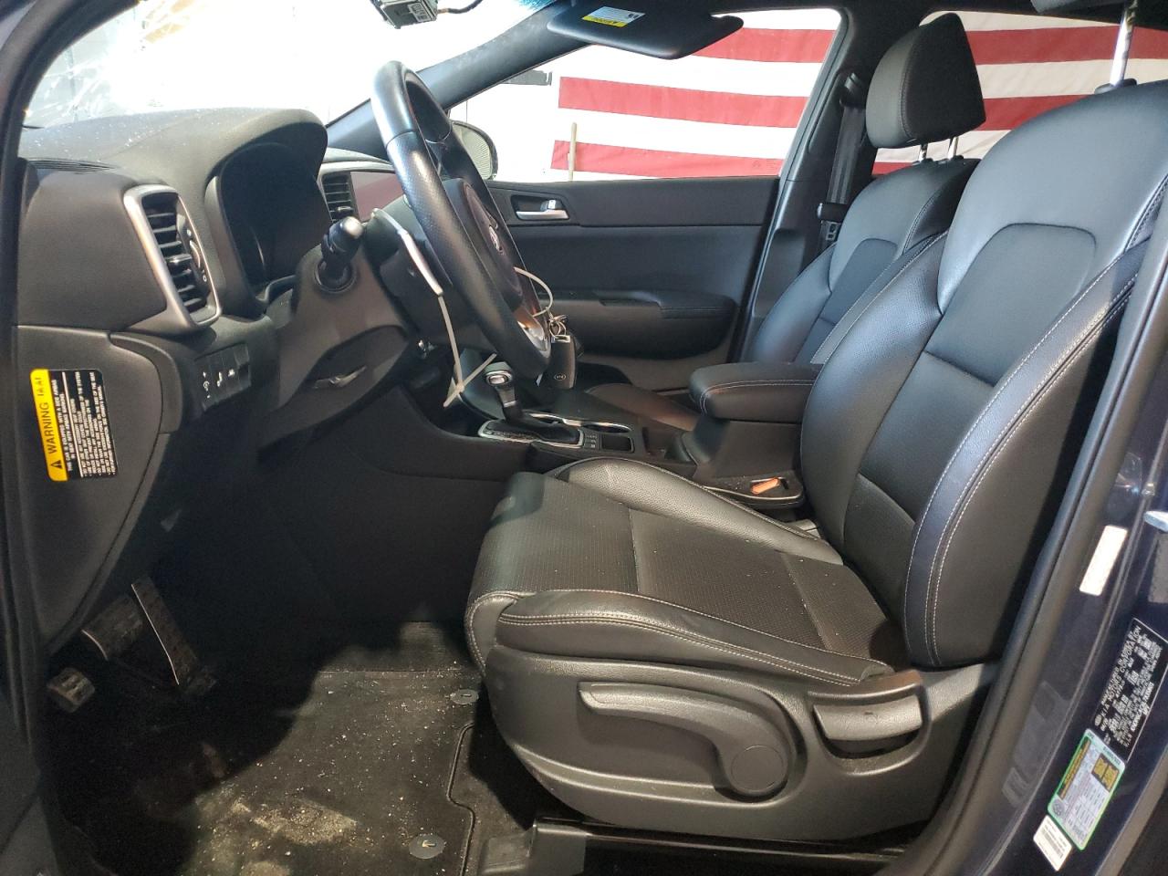 2020 KIA Sportage VIN KNDP6CAC6L7835801 Copart auction photo, top/roof / minor dent/scratches damage thumbnail 7
