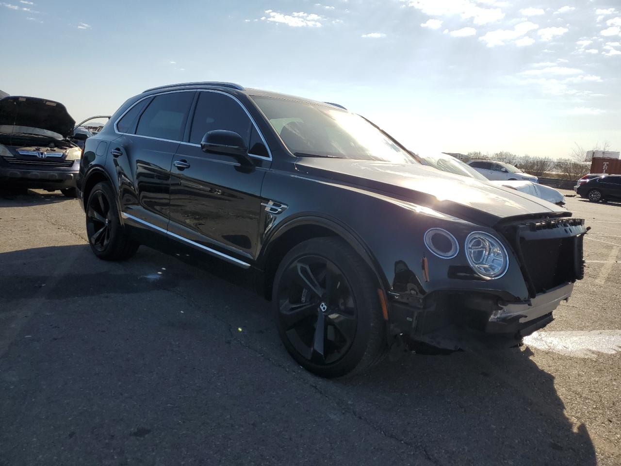 2019 Bentley Bentayga VIN SJAAM2ZV5KC024154 Copart auction photo, front end damage thumbnail 4